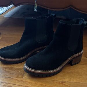 Black Suede Ankle Boots